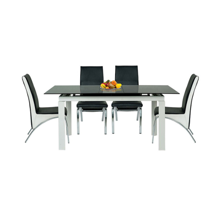 Bàn ghế ăn khung thép