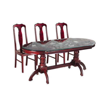 Bàn ghế ăn gỗ tự nhiên