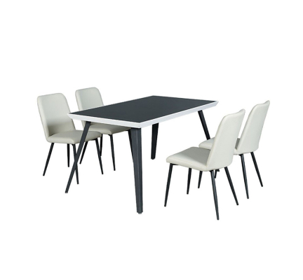 Bàn ghế ăn khung thép