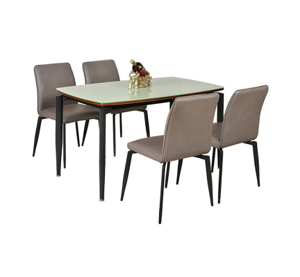 Bàn ghế ăn khung thép