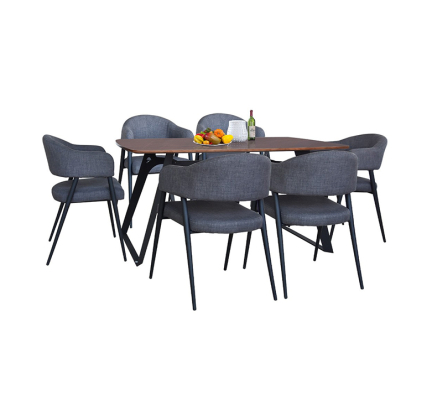 Bàn ghế ăn khung thép