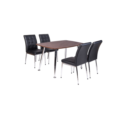 Bàn ghế ăn khung thép