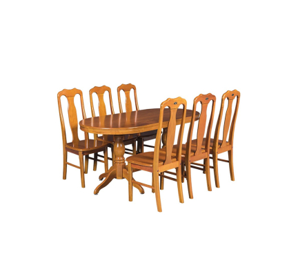 Bàn ghế ăn gỗ tự nhiên